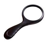HJMMWT 5X 75mm Magnifying Glass Hand Held,High Clarity Lightweight Distortion- Magnifier for Book Newspaper Reading, Insect and Hobby Observation, Classroom Sciee,Black a Gift of Love