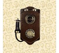 HJMMWT Antique Wall Phones,Retro Phone,Old-Fashioned Vintage Landline Telephone,Classic European Decor,Wood 1960S Old Fashion Corded for Home/Office/Hotel/School