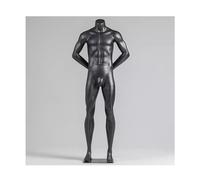 HJMMWT Black Male Mannequin Adjustable Height Mannequin Torso, Custom Mannequin Bust from Clothing, Bedroom,Female Gray,S2