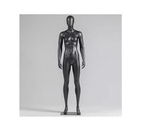 HJMMWT Black Male Mannequin Adjustable Height Mannequin Torso, Custom Mannequin Bust from Clothing, Bedroom,Female Gray,S2