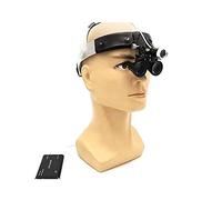 HJMMWT Dental Loupes,3.5X Headband Magnifier,with Headlights Dental Medical Surgical Binocular Loupes