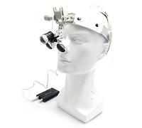 HJMMWT Dental Loupes,Head-Mounted Dentist Dental Surgical Medical Binocular Loupes 3.5X Medical Magnifier with