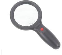 HJMMWT Handheld Light Portable Pocket Reading Newspaper HD Double Lens 10 Times Old Student Child Hand Magnifying Glass 115X220mm Magnifiers Marriage