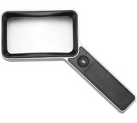 HJMMWT Handheld Square Magnifier HD 30 X Reading Magnifying Glass for Children Students and The Elderly Touch Rechargeable Marriage