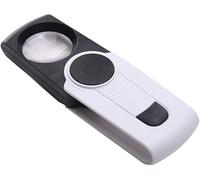 HJMMWT Holding A Magnifying Glass with Lights, Convenient, Expanding The Mirror, Children, The Elderly, Reading HD 8 Times Magnifying Glass Magnifiers Marriage