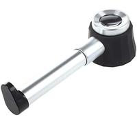 HJMMWT Hot 10X Handheld Optical Glass Magnifier with Scale Magnifying Jewelry Loupe Marriage