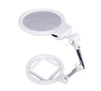 HJMMWT Large Hands Magnifying Glass Folding & Hand held Jumbo Inch Lens - Best Reading Magnifier with Lights for Seniors Macular Degeneration and Reading etc