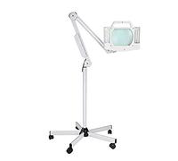 HJMMWT Magnifier,Tattoo Beauty Lamp Semi-Permanent Cold Light Without Shadow Manicure Beauty Eyelash Tattoo Tattoo Work Dedicated Floor Lamp 8 Times Magnifying Glass