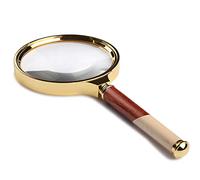 HJMMWT Magnifiers,Loupes,6X Magnifyiglass Handle Handheld Magnifier Old Man Readiprofessional Optical Electronic Maintenance Hd Extended Mirror