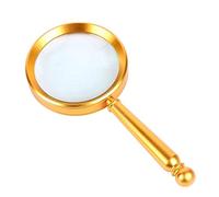 HJMMWT Magnifiers,Loupes,Handheld 10X Magnifyiglass Hd Lens Old Man Readimagnifier High Grade Identification Watches Crafts Carvirepair,D Diameter 80Mm