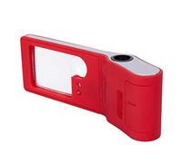 HJMMWT Magnifiers,Loupes,Small Magnifyiglass with Light, Handheld Portable Loupe 3X 6X 55X Hd Lens Multifunction Micromagnifier for Readiidentification Travel