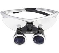 HJMMWT Magnifyiglasses, 2.5X/3.5X420Mm Loupe Lab Loupe Magnification Binocular Magnifier Magnifier/3.5 * 420Mm Black