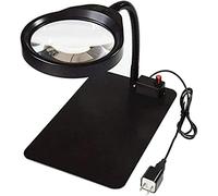 HJMMWT Magnifying Glass Desktop Magnifying Lamp Adjustable Brightness Flexible Bend Hose Maintenance Reading Illumination Magnifier Marriage