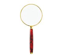HJMMWT Magnifying Glass Handheld Reading Magnifier Imitation Agate Jade Detachable Handle Magnifying Lens Shatterproof Magnifying Mirror Reading Books Inspection Insects Blue