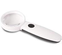 HJMMWT Magnifying Glasses,Educational Hobby Magnifiers, USB Charging Handheld Magnifier Elderly Reading Hd Loupe with Energy-Saving Lights Portable Lighting Magnifying Glass
