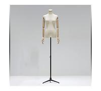 HJMMWT Mannequins Torso Body,Metal Tripod Adjustable Height Female Manikin Display Stand,Tailors Dummy for Locker Room Shop Window Jewelry Shop,2 Sizes