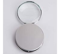HJMMWT Metal Folding Handheld HD Magnifier 20 Times Child Student Old Man Reading Handbook Kam