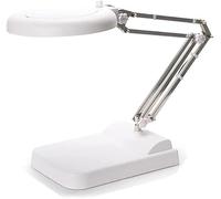 HJMMWT Reading Magnifier Lighted Desktop Magnifier Dimmable Daylight Bright Magnifying Lamp 10X 20X 30X Tabletop Magnifying Glass Magnifying Glass Marriage