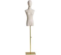 HJMMWT Tailors Dummy Mannequin Adjustable Female Mannequin Tailors Dummies Torso Body Dress Form Busts for Dummy Model Clothing Display,D,Small