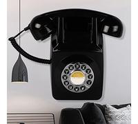 HJMMWT Wall-Mounted Vintage Home Landline Classic Old Fashioned Button Phone