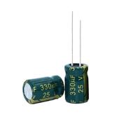 HJNAOKGWHQ 1000PCS-50PCS 6.3V 10V 16V 25V 35V 50V 400V High Frequency Aluminum Capacitor 100UF 220UF 330UF 470UF 680UF 1000UF 2200UF 3300UF(100V47UF 500PCS) diy