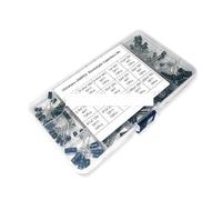 HJNAOKGWHQ 15Values 200PCS/LOT Electrolytic Capacitor Organization Storage 0.1-220uF Capacitors Assortment Box Kit diy