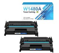 hJNGdU 10 Pack Yield Toner Cartridge Black W1480A 148A With Chip Works With Pro 4001dw 4001n MFP 4101fdw Printers Compatible Replacement(2PK W1480A)