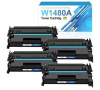hJNGdU 10 Pack Yield Toner Cartridge Black W1480A 148A With Chip Works With Pro 4001dw 4001n MFP 4101fdw Printers Compatible Replacement(4PK W1480A)
