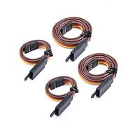 hJNGdU 10PCS 60 Core Servo Extension Lead Wire Anti-loose Compatible With JR RC Male To Female Compatible With Airplane Toy 100mm 150mm 200mm 300mm 500mm 1000mm(10PCS 100MM CABLE)