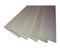 hJNGdU 10pcs 600x100x0.75/1/1.5/2/2.5/3/4/5mm AAA+ Balsa Wood Sheets Compatible with DIY RC Aircraft Boat Model Craft Supplies(600X100X2MM 10PCS)