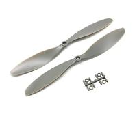 hJNGdU 10x4.7 1047 12x38 1238 8038 1147 CW CCW Pair Compatible with Multi-Rotor Copters And Quadcopters Grey Color 2pcs Lot(ATG 8038)