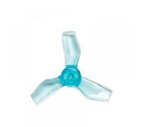 hJNGdU 1219 4 Pairs 8 Pieces 0.8mm Shaft 3-1.2x1.9x3 31mm Hollow Cup Brushless Motor CCW CW Compatible Propeller Compatible With RC Drone And Airplane Parts(THROUGH BLUE)