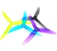 hJNGdU 12Pairs 5X4.3X3V2S 5043 Propellers Compatible with 5inch Drones RC Freestyle Replacement DIY Parts In Purple Compatible With Various Models(12PAIRS YELLOW(ONLY YELLOW))