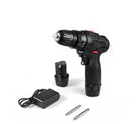 hJNGdU 12V Rechargeable Cordless Drill Electric Screwdriver With 2 Lithium-Ion Batteries Compatible Power Tool