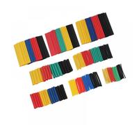 hJNGdU 164pcs 328pcs Assorted Heat Shrink Tube Kit Polyolefin Insulation Sleeving And Wire Heat Shrink Tubing 8 Sizes Compatible With Multiple Applications(328PCS WITH BOX)