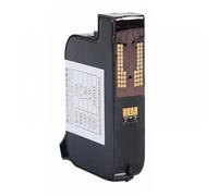 hJNGdU 1PC 2588 Refillable Ink Cartridge 12.7mm Compatible With TIJ Handheld Inkjet Printers Fast Drying Solvent Ink In Black Red And Blue(1PCS Yellow)