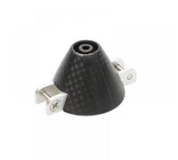 hJNGdU 1PCS Carbon Fiber Folding Paddle Fairing Cover Compatible With 32mm 35mm Foldable Propeller Spinner Compatible With RC Fixed-wing Drone Model(D35XH25MM 3.17MM)