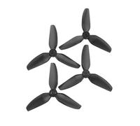hJNGdU 2 Pairs 3 Inch 3 PC Propeller 1.5mm Compatible With T3X3X3 3030 Compatible With RC Racing And Freestyle Cinewhoop Ducted Drones DIY Parts(2PAIRS BLACK)