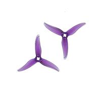 hJNGdU 2 Pairs 3520 3.5X2X3 3-2.5 Inch CW CCW PC Propellers Compatible With RC Racing Freestyle Cinewhoop Drones DIY Parts(2PAIRS PURPLE)