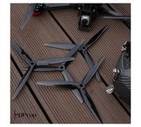 hJNGdU 2 Pairs 4PCS 7.5X3.7X3 7537 3-PC Propeller Compatible With RC Freestyle 7 Inch Long Range Drones For Chimera7 Pro