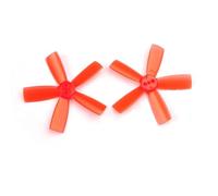 hJNGdU 2035 2.0 Inch 50.8mm PC Props 5-Paddle CW CCW Compatible Compatible with Indoor Brushless Racer Drone Quadcopter F21192/97(RED)