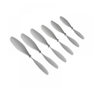 hJNGdU 20PCS 6-10 Inch 2-Paddle Propellers With 1.5mm Aperture Silver Grey Compatible With DIY Rubber Band Powered Aircraft Models Compatible With Similar Models(20PCS 9 INCH)