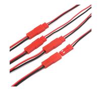 hJNGdU 20PCS JST Male Female Connector Plug 100mm 150mm 200mm Compatible With RC Lipo Compatible With Car Boat Drone Airplane 10 Pair(100MM JST PLUG)