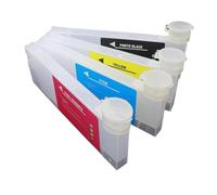 hJNGdU 220ml Refillable Ink Cartridge With Funnel No Chip Compatible With BN20 BY20 Printers Works With Roland Mimaki Mutoh Large Format Eco Solvent Printer Models