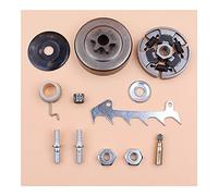 hJNGdU 3/8 Inch Clutch Drum Felling Dog Oil Pump Worm Gear Studs Kit Compatible With S MS180 MS170 MS 180 170 017 018 Chainsaw 1123 160 2050