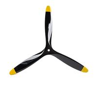 hJNGdU 3 Black And Yellow Beech Wooden Propellers Compatible with RC Models Compatible With CW 13X8 14X8 15X10 16X10 17X8 18X10(13X8)