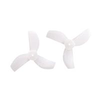 hJNGdU 35mm 3 PC Propeller 1.0mm Compatible With RC Racing Freestyle Tinywhoop Drones 08028 Motors DIY Parts(4PAIRS WHITE)