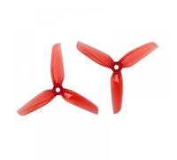 hJNGdU 4032 4x3.2x3 3-Propeller 4 Inch Set 4 Pair 8 Pieces Compatible with RC Drone Racing Compatible With Brushless Motor CW CCW(4PAIR RED)