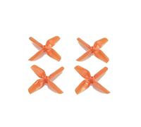hJNGdU 40mm 4 Whoop ABS Propeller 1mm 1.5mm Compatible With RC Racing Freestyle Tinywhoop Mobula7 Drones 1.6X1.6X4(2PAIRS ORANGE 1.5MM)