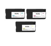 hJNGdU 4Color 1Set 952 Xl Ink Cartridge Compatible With OfficeJet Pro 7740 8210 7730 7720 8218 8710 8720 8725 8728 8730 8740(952XL - 1C 1M 1Y)